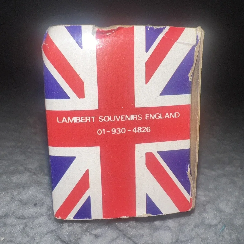 NOS London Metal Double Decker Bus Piccadilly Circus Lambert Souvenirs England‎